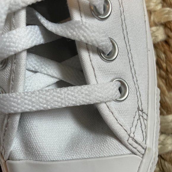 All White Converse - Picture 4 of 4